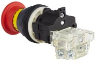 9001skr16h13 Schneider Electric Harmony 9001SK Series Twist Release Emergency Stop Push Button, Panel Mount, SPDT, IP66