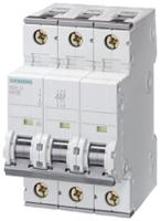 5sy4325-8 Siemens Sentron 5SY4 MCB, 3P, 25A Curve D, 400V AC, 10 kA Breaking Capacity