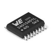 18024015401l 18024015401L Wurth Elektronik, 4-Channel Digital Isolator 100Mbps, 5 KV, 16-Pin SOIC