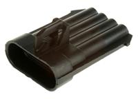 12162102 Delphi, Metri-Pack 150 Automotive Connector Plug Black Cable Mount 4 Way, Crimp Termination