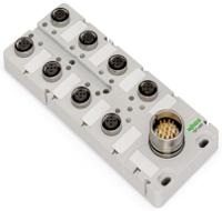 757-185 WAGO 757 Series Actuator Hub, M12, 5 way, 8 port