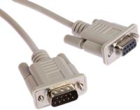 11016290-25 Roline Male 9 Pin D-sub to Female 9 Pin D-sub Serial Cable, 10m