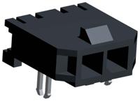 43650-0209 Molex Micro-Fit 3.0 Series Right Angle Surface PCB Header, 2 Contact(s), 3 mm Pitch, 1 Row, Shrouded