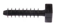 151-80110-lok01-pa6hir-bk HellermannTyton Self Adhesive Black Cable Tie Mount 12 mm x 44mm, 9mm Max. Cable Tie Width