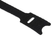 890-4206 RS PRO Black Hook & Loop Tape, 20mm x 200mm