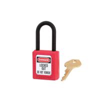 406red Master Lock Key Safety Padlock, 6mm Shackle