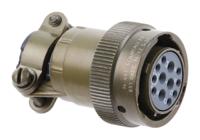 85106ec1412s50 Souriau Sunbank by Eaton, 851, Copper Alloy 12 Way Cable Mount MIL Spec Circular Connector Plug, Socket Contacts,Shell