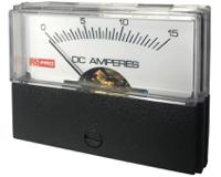 186-2538 RS PRO Analogue Panel Ammeter 15 (Input)A DC, 57mm x 44mm, ±1.5 % Moving Coil