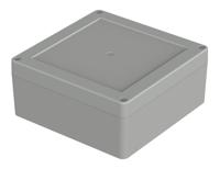 07514146-xt-141406-7035 Bopla Euromas X Series Light Grey ABS Enclosure, IP66, IP68, IK07, Light Grey Lid, 134.7 x 134.7 x 60.1mm