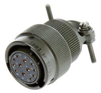 62gb-16f14-12sn Amphenol Limited, 62GB 12 Way Cable Mount MIL Spec Circular Connector PlugOlive, Socket Contacts,Shell Size 14, Bayonet