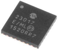 mcp23017-eml Microchip 16-Channel I/O Expander I2C 28-Pin QFN, MCP23017-E/ML