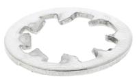 187-0614 RS PRO A2 304 Stainless Steel Internal Tooth Shakeproof Washer, M8, DIN 6797J