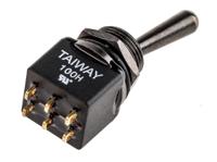 820-0504 RS PRO Toggle Switch, PCB Mount, On-On, DPDT, Solder Terminal