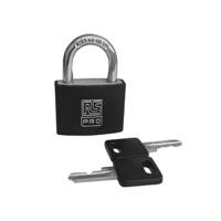 195-8229 RS PRO Key Aluminium, Steel Padlock, Keyed Alike, 6mm Shackle, 43mm Body