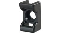 kr6g5-pa66-bk-100 HellermannTyton Black Cable Tie Mount 12 mm x 18mm, 6mm Max. Cable Tie Width