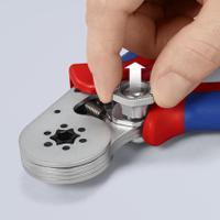 97-55-14 Knipex 97 Hand Ratcheting Crimp Tool for Bootlace Ferrule, 0,08 → 16mm² Wire