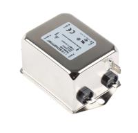 fn2060-16-06 Schaffner, FN2060 16A 250 V ac/dc 0 → 400Hz, Chassis Mount EMI Filter, Fast-On, Single Phase
