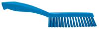 41953 Vikan Extra Hard Bristle Blue Scrubbing Brush, 33mm bristle length, PET bristle material