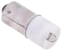 207-703 RS PRO White LED Indicator Lamp, 130V ac/dc, BA9s Base, 10mm Diameter, 710mcd