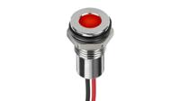 220-8960 RS PRO Green, Red Panel Mount Indicator, 28V dc, 8mm Mounting Hole Size, Lead Wires Termination, IP67