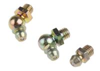 195-4037 RS PRO Grease Nipple Kit Contains H1 Straight 1/4 in BSF (x50); H2-45 1/4 in BSF (x50); H3-90 1/4 in BSF (x50); Box