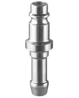 erp-076809p2 PREVOST Treated Steel Plug for Pneumatic Quick Connect Coupling, 9mm Hose Barb