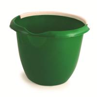 222-8508 10L Plastic Green Bucket With Handle