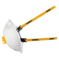 dxirffp22 DeWALT DXIRFFP2 Series Disposable Respirator, FFP2, Valved, Moulded