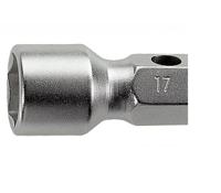 9716x17 Facom Hex Socket Wrench, 16 x 17 mm Tip, 160 mm Overall