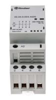 223400244620 Finder 22 Contactor, 24 V ac Coil, 4-Pole, 25 A, 4 kW 24 V, 2 NO/2 NC, 250 V dc, 440V ac