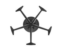 0012355 Black Coat Stand