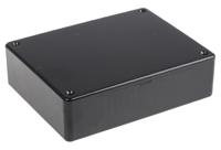 1591gbk Hammond 1591 Series Black Flame Retardant ABS Enclosure, IP54, Black Lid, 121 x 94 x 34mm