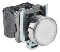 xb4bw31b5 Schneider Electric Harmony XB4 Series Illuminated Push Button, Panel Mount, 22mm Cutout, SPDT, IP66, IP67, IP69(IP69K)