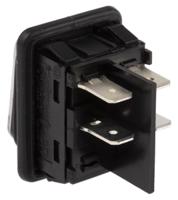 19353113 Marquardt Illuminated DPST, On-Off Rocker Switch Panel Mount