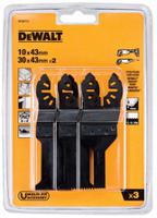 dt20713-qz DeWALT 3-Piece Oscillating Blade Set for use with Multi-Cutter