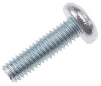 560-653 RS PRO Pozi M3.5 Pan Steel Machine Screws DIN 7985 x 12.0mm