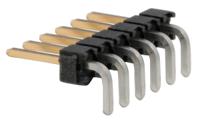 tsw-106-08-l-s-ra Samtec TSW Series Right Angle Through Hole Pin Header, 6 Contact(s), 2.54 mm Pitch, 1 Row, Unshrouded