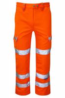 pr336ldsr-08 PULSAR PR336LDSR Orange, Yellow Hi Vis Work Trouser 8-26 in 8 in