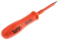 911-1109 ITL Insulated Tools Ltd Slotted Insulated Screwdriver, 5 x 1 mm Tip, 75 mm Blade, VDE/1000V, 152 mm Overall