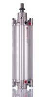 pra802063m200 Norgren Pneumatic Piston Rod Cylinder - PRA/802063/M/200 63 mm Bore, 200 mm PRA 802 Series, Double Acting Acting