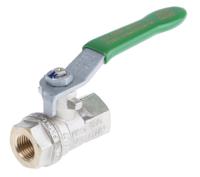141-7705 RS PRO Brass Full Bore, 2 Way, Ball Valve, Threaded, BSPP 1/4in, 40bar Operating Pressure