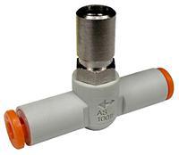 as2001f-07t SMC AS Series Tube Speed Controller, 1/4in Tube Inlet Port x 1/4in Tube Outlet Port
