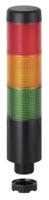 69911074 Werma Kompakt 37 Series Red/Green/Yellow Buzzer Signal Tower, 3 Lights, 12 V, Built-in Mounting