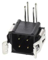 m80-8510442 HARWIN Datamate J-Tek Series Right Angle Through Hole PCB Header, 4 Contact(s), 2 mm Pitch, 2 Row, Shrouded
