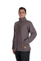 51-761-1402 EUROSTAT 51-761-14 Grey 2% Antistatic Fibers, 98% Micro Polyester Fleece Jacket S