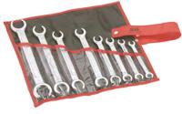 100f-tr8 SAM 8-Piece Spanner Set, 10 x 11 → 30 x 32 mm, Chrome Vanadium Steel