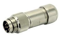 c091-31d004-100-4-u Amphenol Industrial, C 091 D+ 4 Pole M16 Din Socket, DIN EN 61076-2-106, 10A, 150 V IP68, Screw Coupling, Female, Cable
