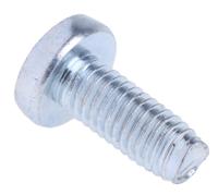 483-1252 RS PRO Bright Zinc Plated Steel Pan Head Thread Forming Screw, M5 x 12mm Long