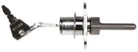 5641532 Euro-Locks a Lowe & Fletcher group Company Pedestal Lock, 22mm Panel-to-Tongue, 17mm Cutout, Key Unlock