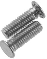 827-344 RS PRO Steel Zinc plated & clear Passivated Self Clinching Stud, M3, length-10mm